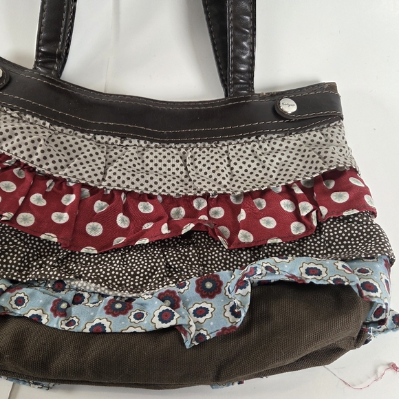 Thirty-One Multicolor Ruffle Shoulder Bag - Picture 3 of 10
